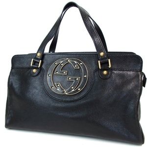 ❌sold❌Authentic GUCCI Blondie Vintage Leather Ha…